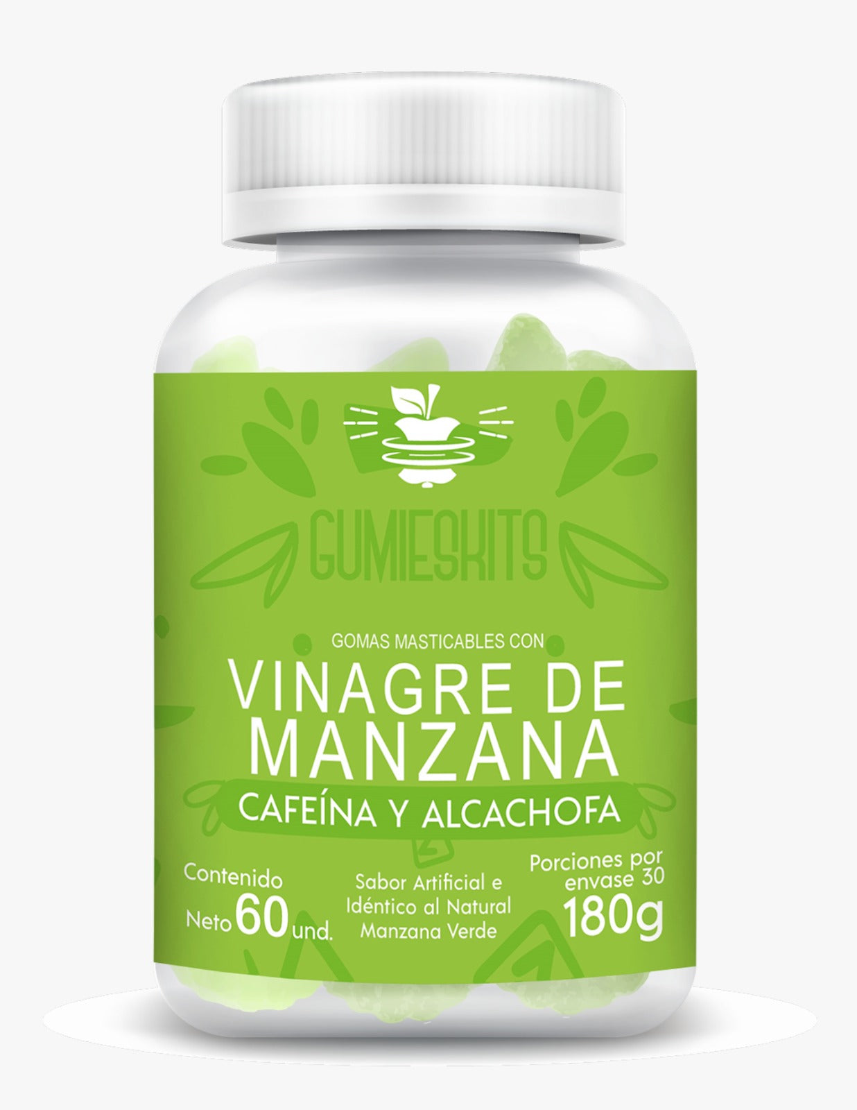 GOMITAS VINAGRE DE MANZANA X2