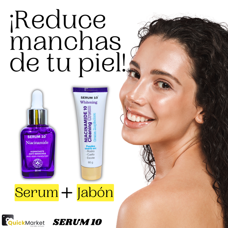 Kit Anti-Manchas  - Serum + Jabon Niacinamida SERUM 10