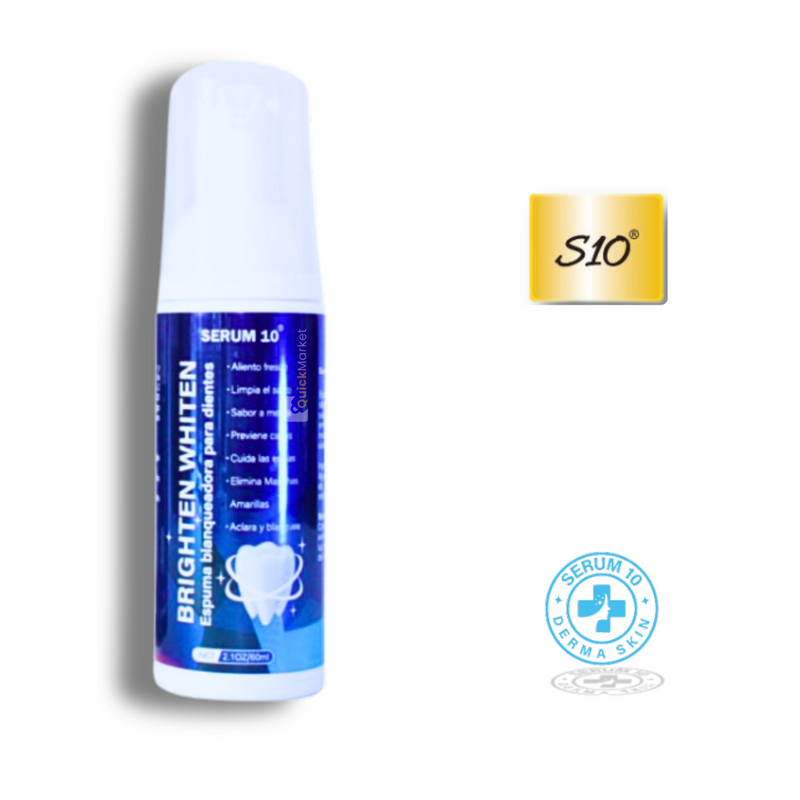 Espuma Blanqueadora Dental - SERUM 10